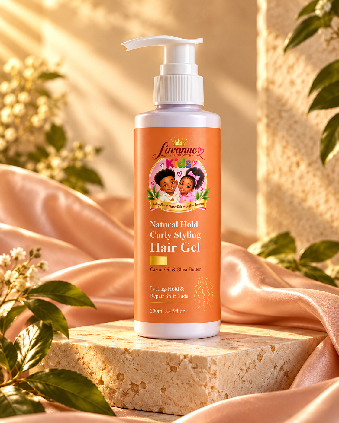Natural Hold Curly Styling Hair Gel
