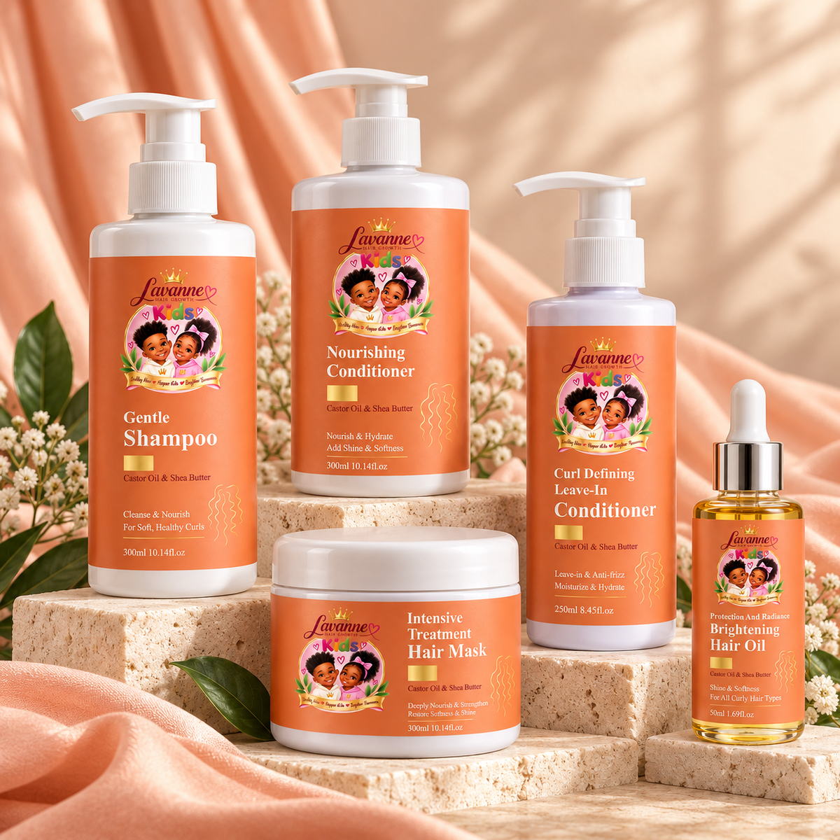 Lavanne Kids 5-Product Hair Care Set